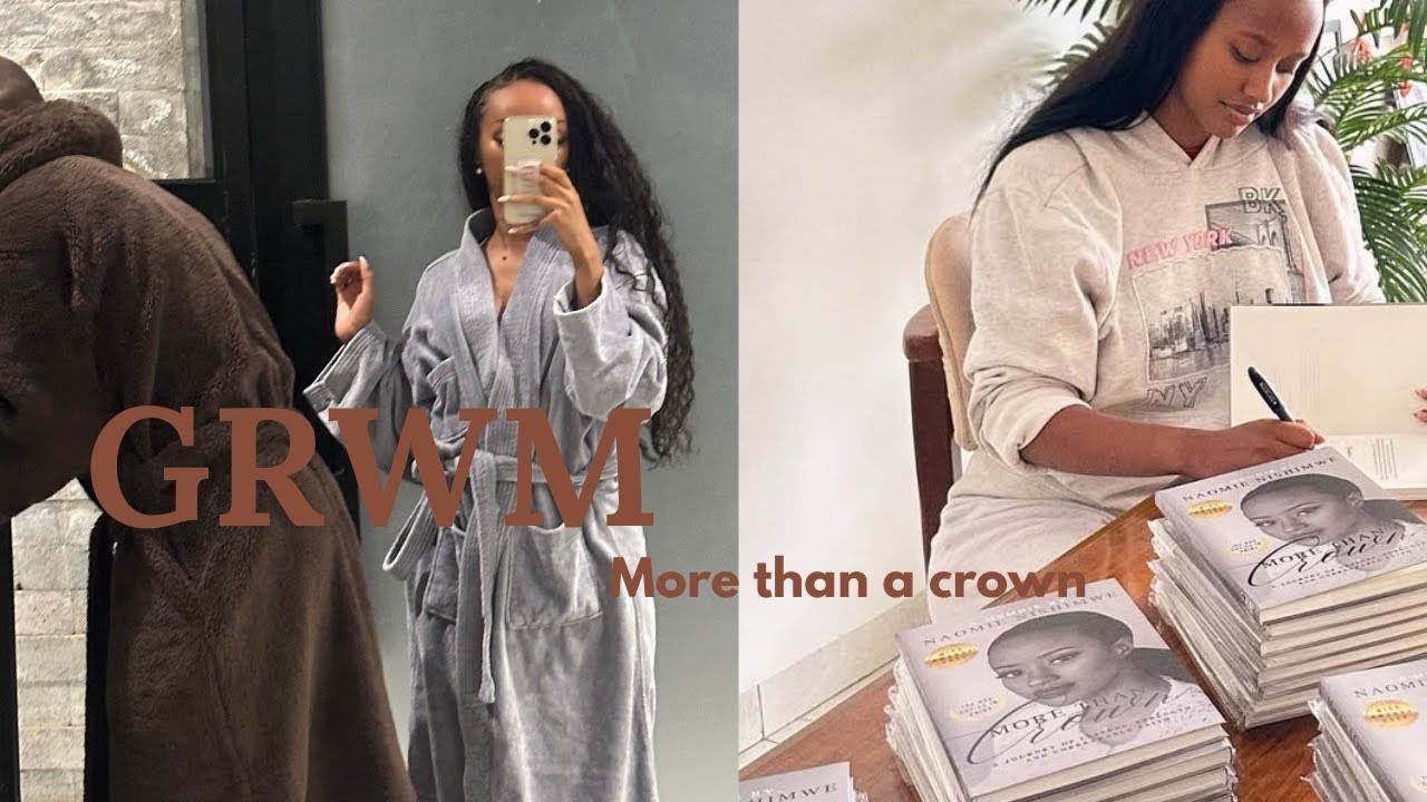 Vlog: GRWM + MORE THAN A CROWN BOOK LAUNCH🤍🤍