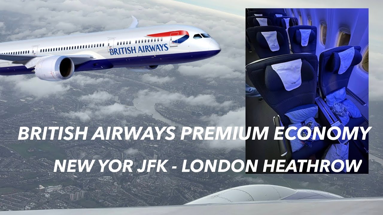 British Airways Premium ECO - JFK - LHR | FULL Inflight Experience & Review