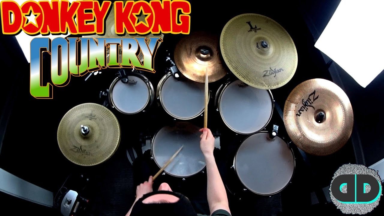 Donkey Kong Country | Bad Boss Boogie Drum Cover (DonutDrums)
