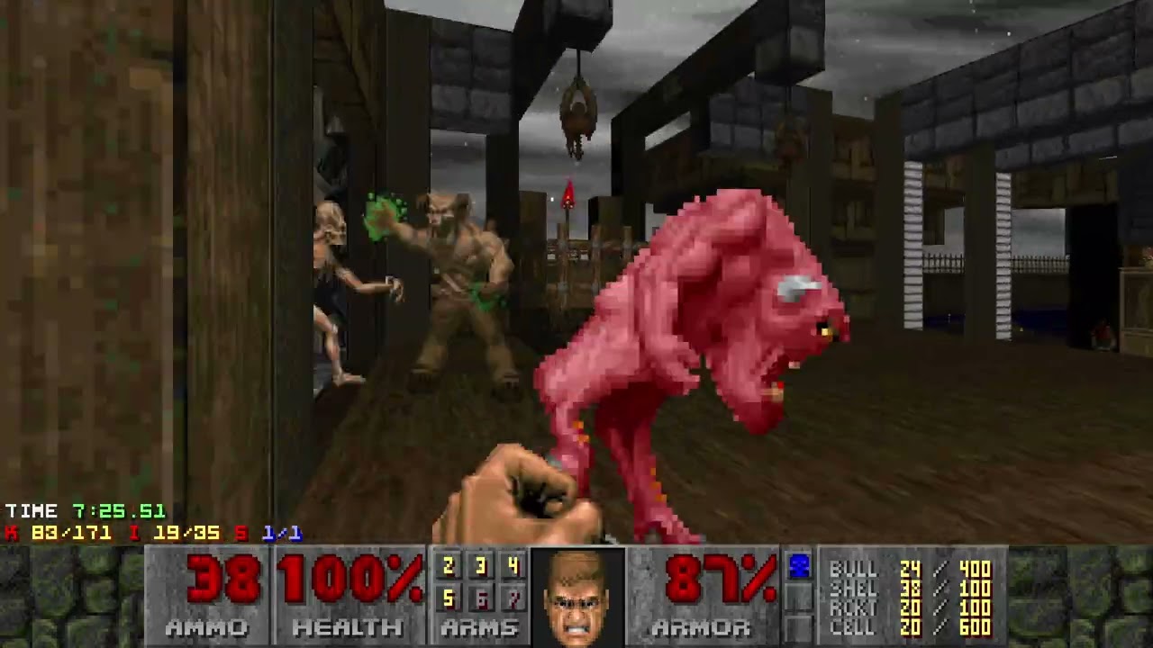 Doom 2 - Decrepit Sea (Maps 8 & 9: Decrepit Sea & End) UV-Max* (Map Author: dashlet)