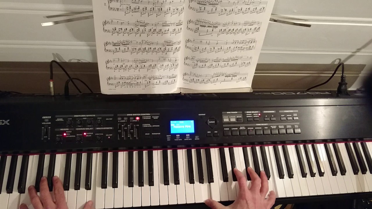 Roland Rd 700sx demo/fooling around