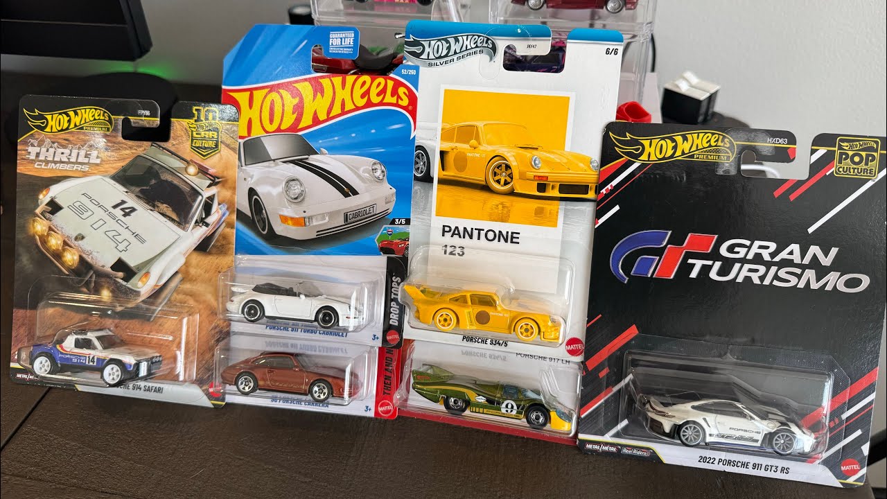 Новые машинки Hot Wheels Porsche