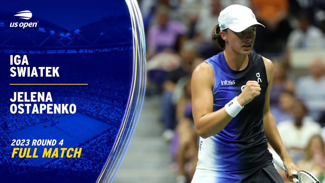 Iga Swiatek vs. Jelena Ostapenko Full Match | 2023 US Open Round 4