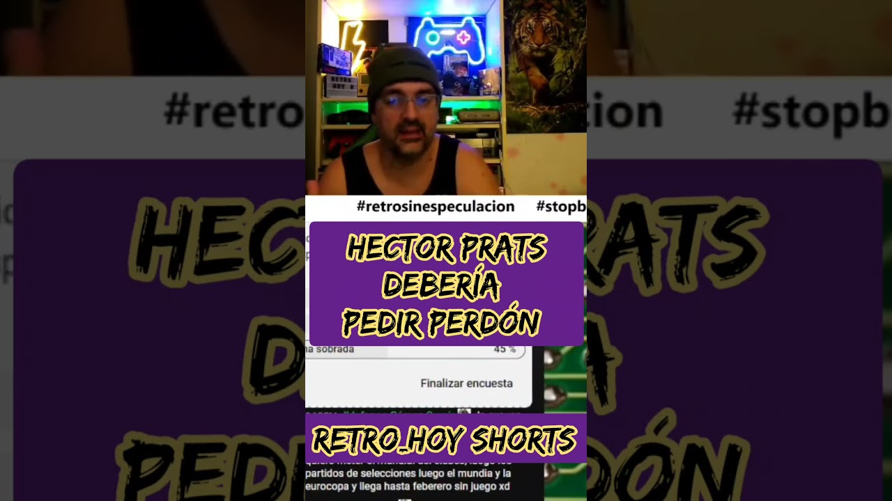 🙏🙏 H&Eacute;CTOR PRATS DEBER&Iacute;A PEDIR PERDON POR PC FUTBOL 8 🙏🙏 #hectorprats #pcfutbol8