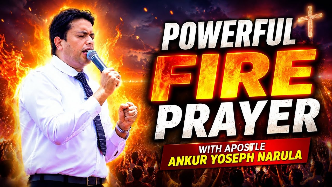 POWERFUL FIRE PRAYER WITH APOSTLE ANKUR YOSEPH NARULA @AnkurNarulaMinistries #live #fireprayer 