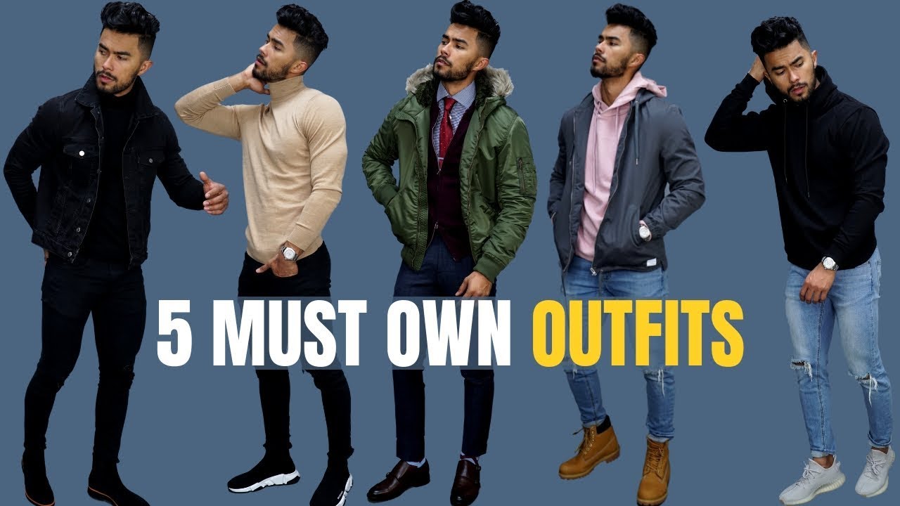 Top 5 Outfits Every Man Must Own (fall/winter)