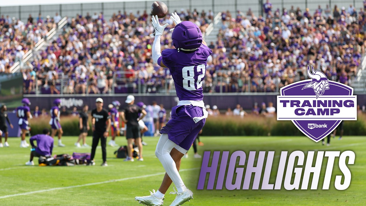 August 8 Training Camp Highlights | Minnesota Vikings