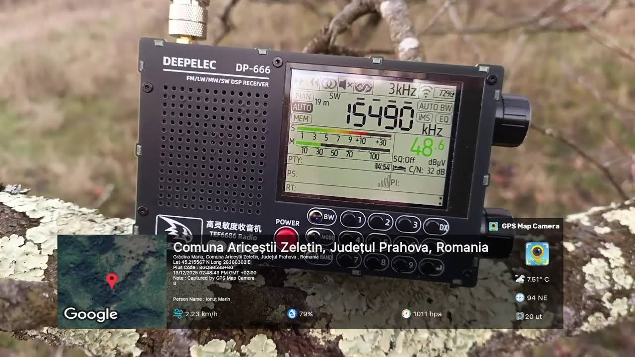 DEEPELEC DP666 - SW, MW & FM test in Aricestii Zeletin