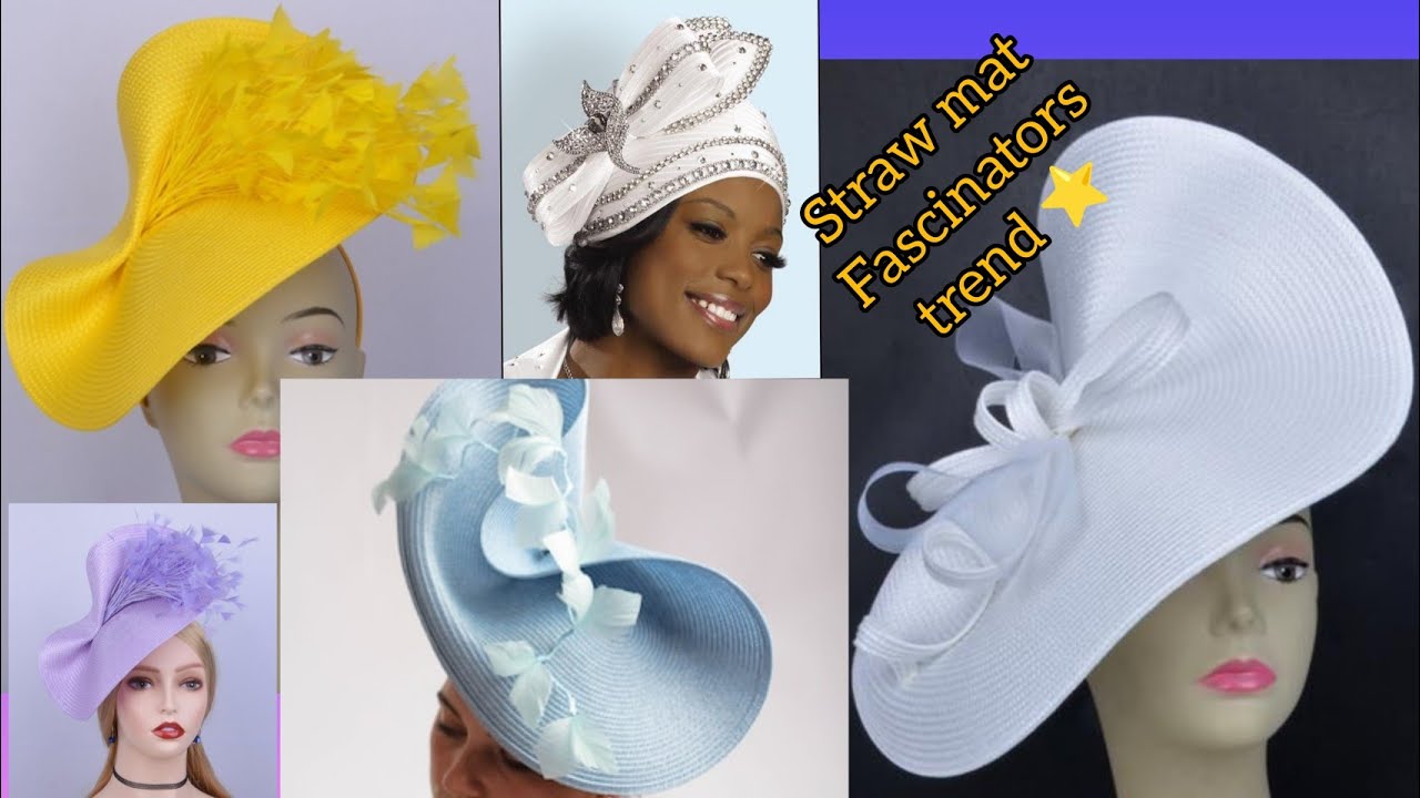 STRAW MAT FASCINATOR, STYLES & MORE 