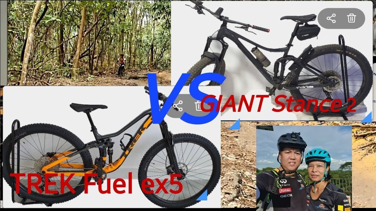 Giant VS TREK Full Suspension Mountain Bike Comparison l