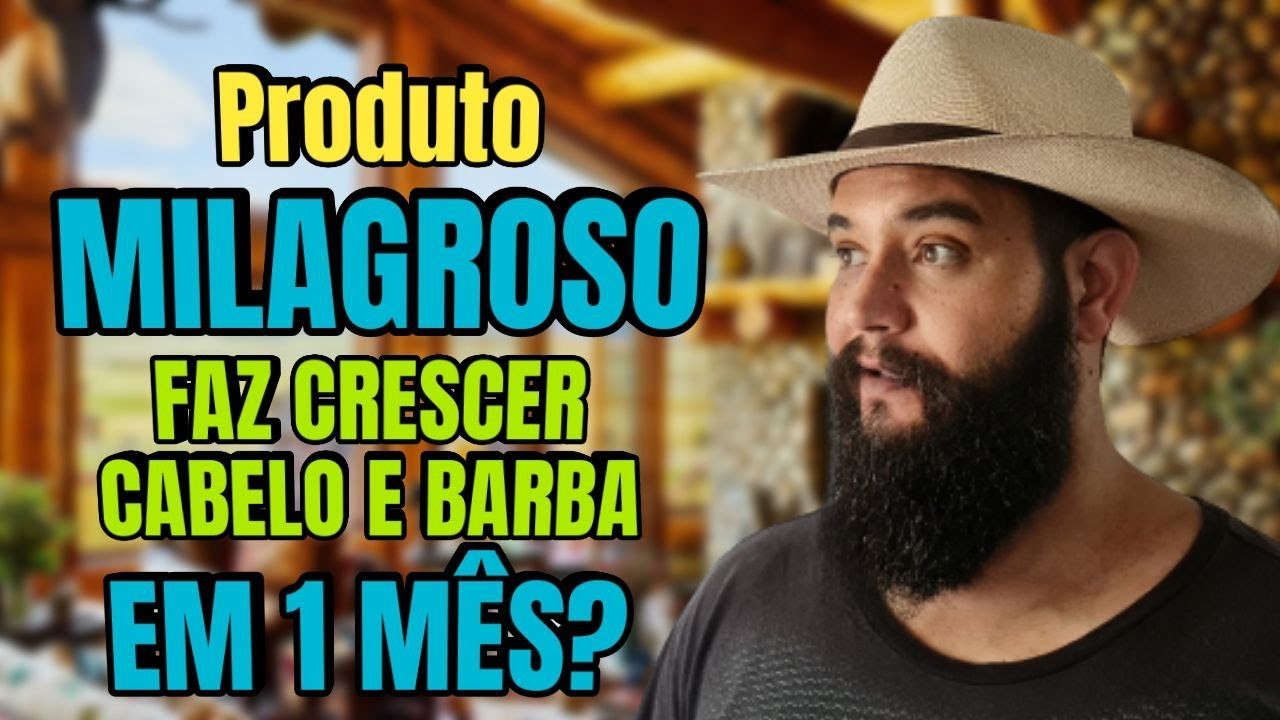 PRODUTO MILAGROSO CRESCE BARBA E CABELO EM 1 MÊS??? - (DAVID BLACKBEARD)