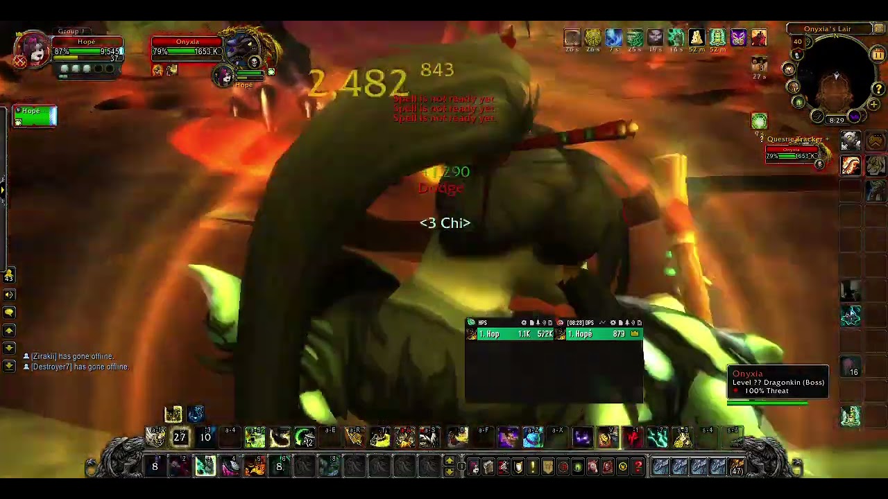[MOP] Level 60 Monk Solo Level 60 Onyxia Part 1