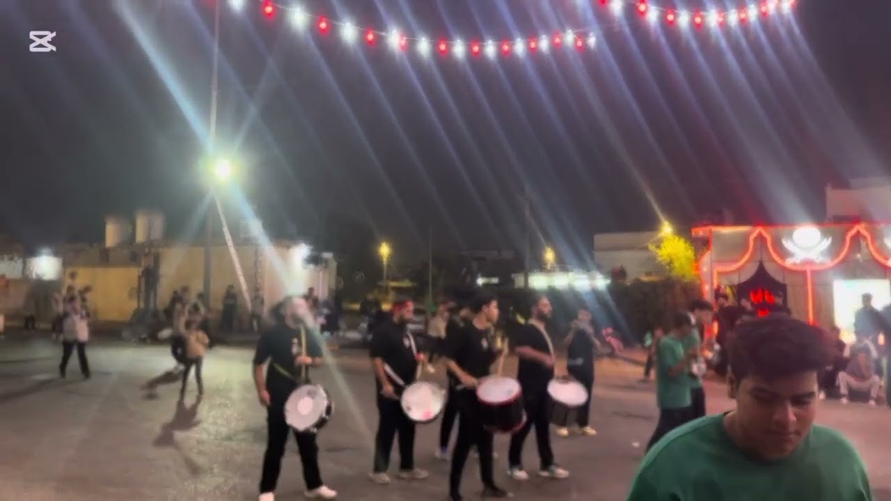 موكب انصار القائم استعراض نواب الضباط