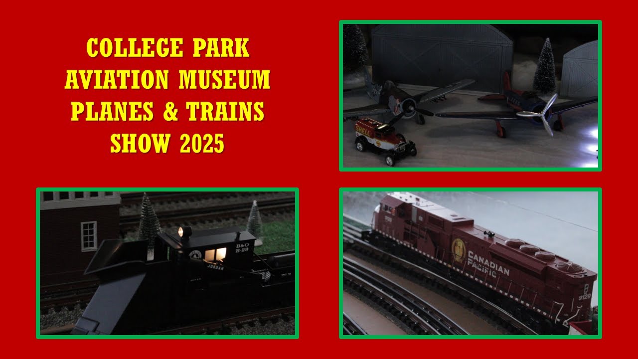 College Park Aviation Museum Planes & Trains Show 2025
