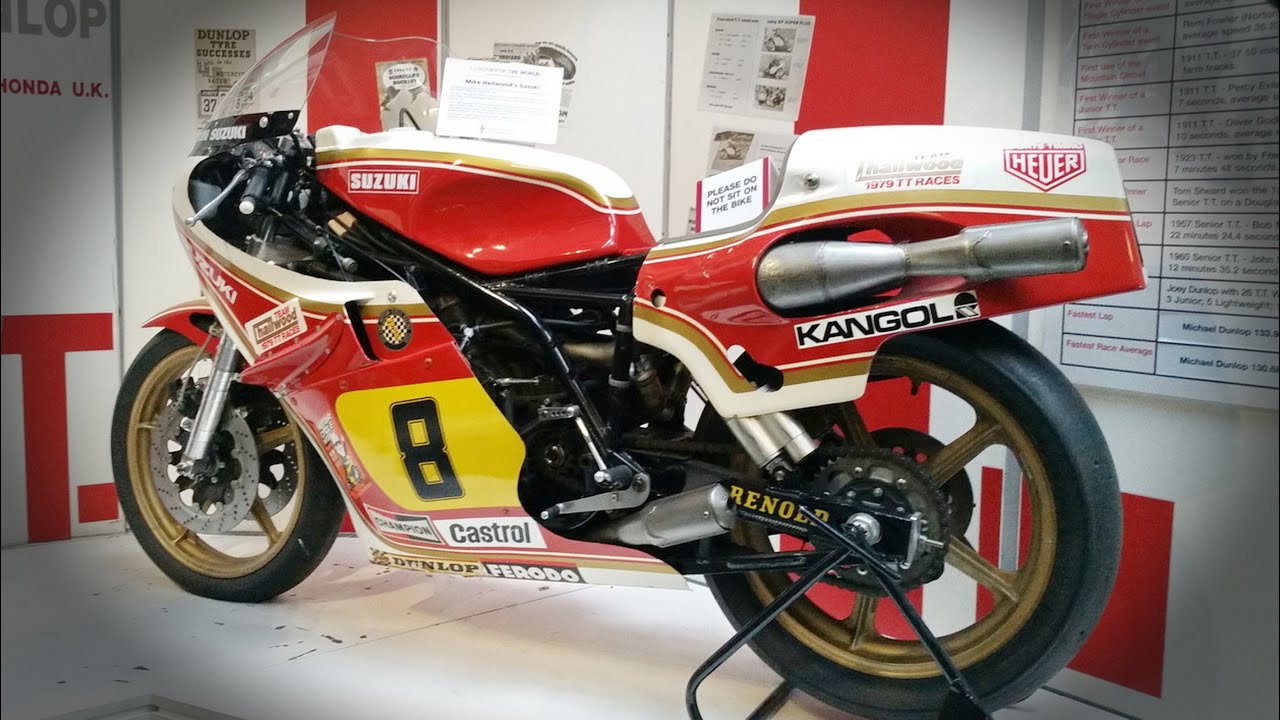 Classic TT 2018  Suzuki RG 500 ( 1980) et Yamaha 250 TZ V2 (2001)