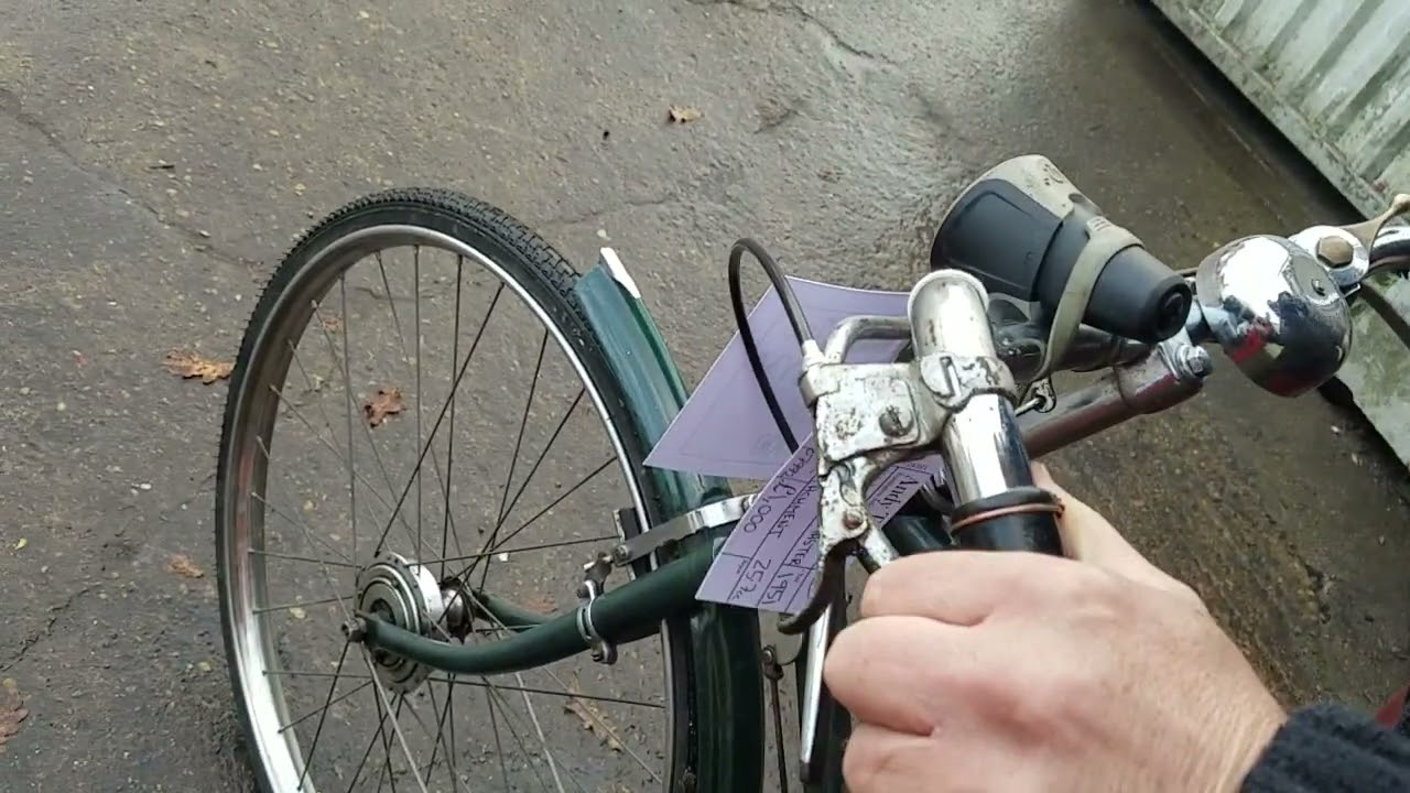 1951 Cyclemaster 25 7 cc fitted to Elswich Hopper bicycle at Andy Tiernans #07992CYM