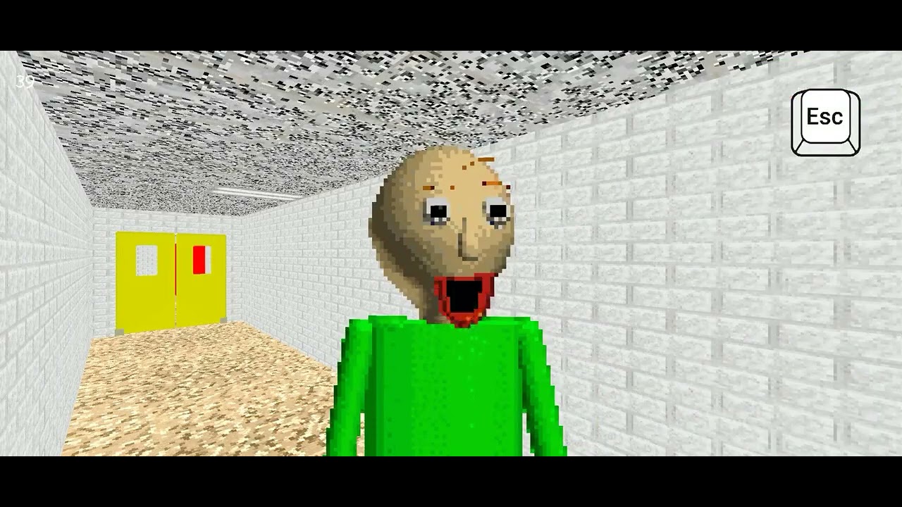 Ending of baldi's mistake 