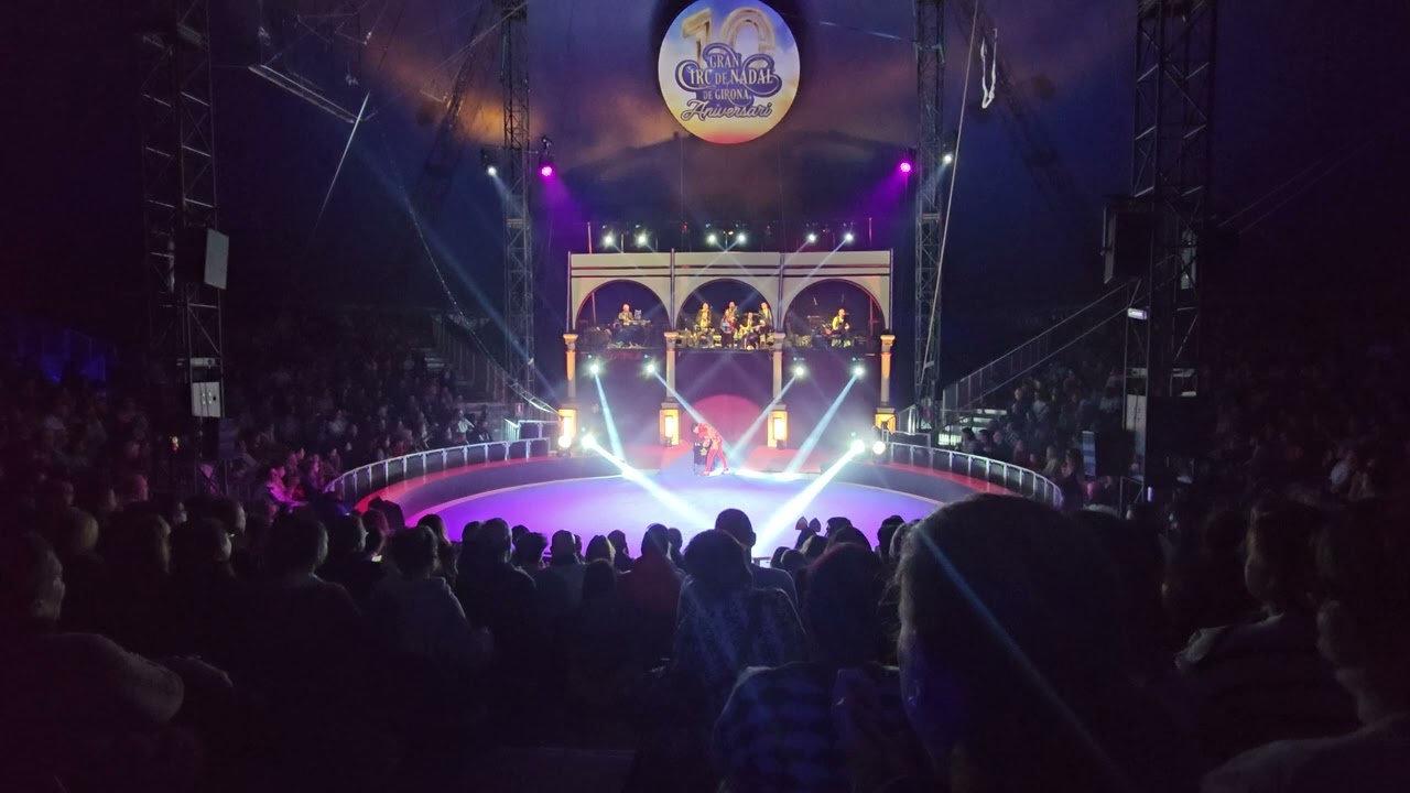 Michel Cárdenas en Circo Nadal Girona 2023 diciembre.