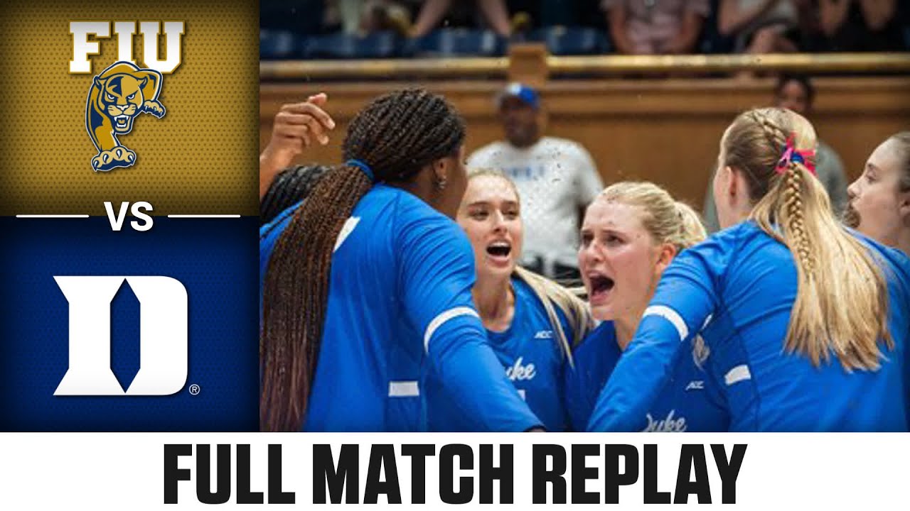 FIU vs. Duke Full Match Replay | 2024 ACC Volleyball