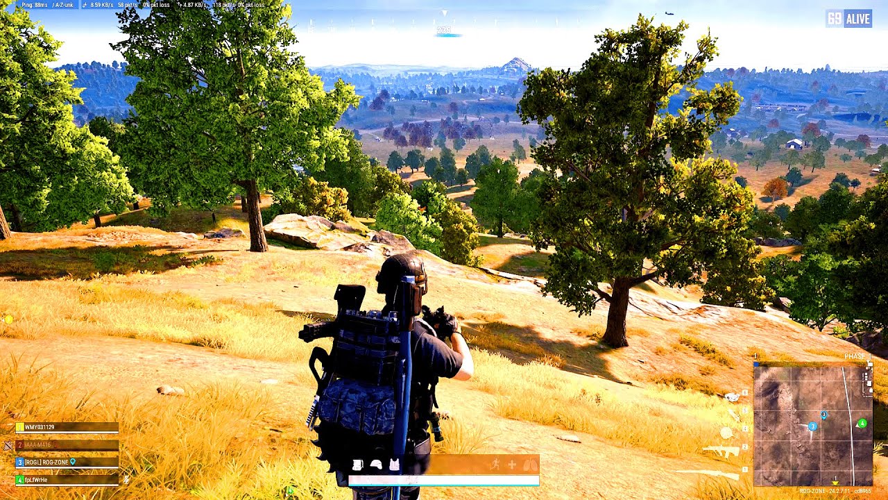 PUBG Erangel Gameplay ( 4K Ultra Graphics ) | ROG ZONE #128