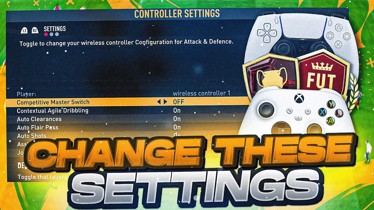 *IMPORTANT* FIFA 23 Settings you NEED TO CHANGE - Dribbling, Heading, Passing