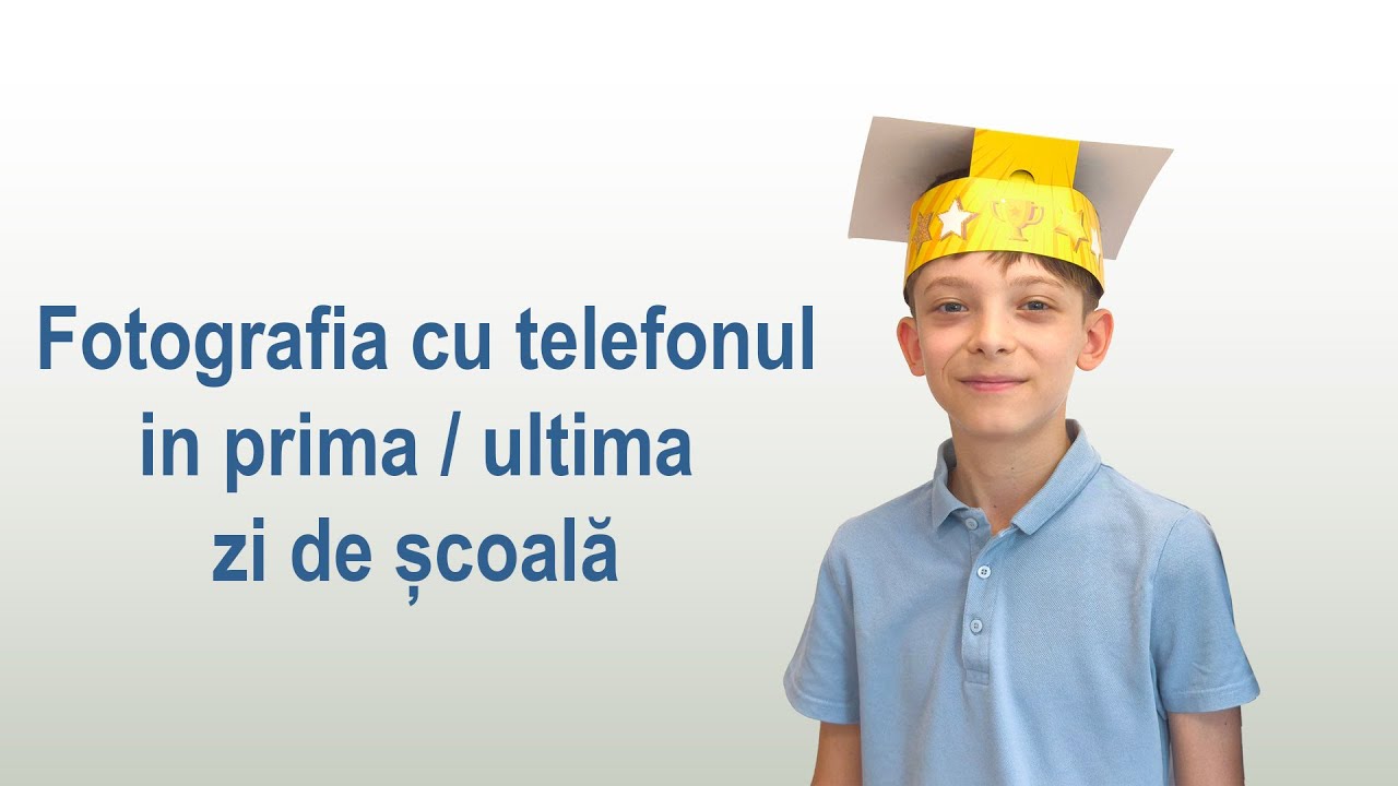 Fotografii la scoala cu telefonul in prima / ultima zi de scoala
