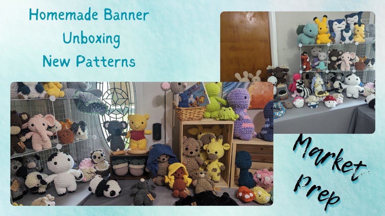 Market Prep Vlog | Unboxing | New Patterns