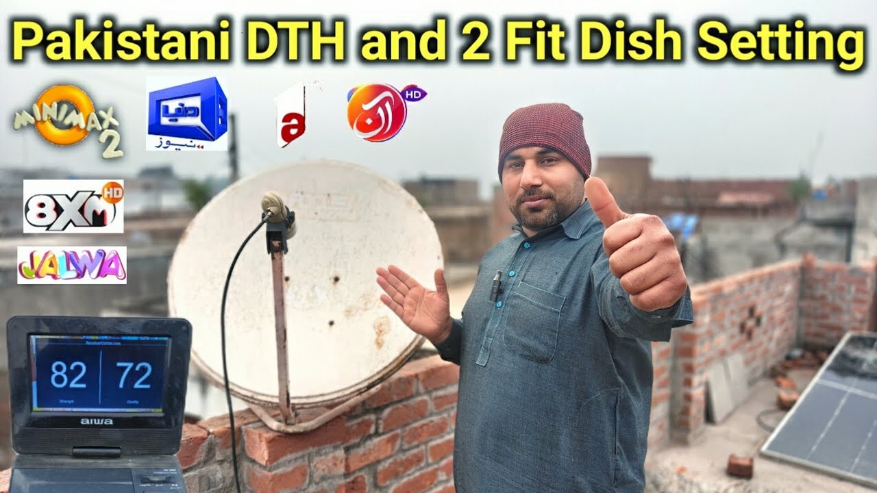 Pakistani DTH and 2 Fit Dish Setting | for satellite India Bangladesh Signal coverage