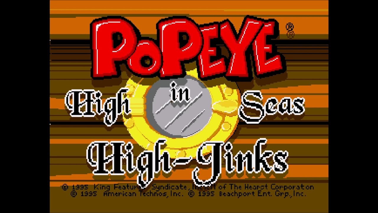 Popeye in High Seas High-Jinks (Sega Mega Drive / Genesis) Longplay