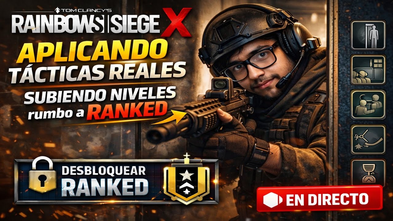 Rainbow Six Siege X EN DIRECTO 🎯 Jugando SERIO para Llegar a RANKED