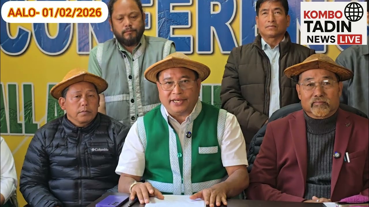 MEDIA BRIEFING regarding Aalo Town Problem//AAPAWS// DEMOCRATIC MOVEMENT// WEST SIANG DISTRICT AALO 