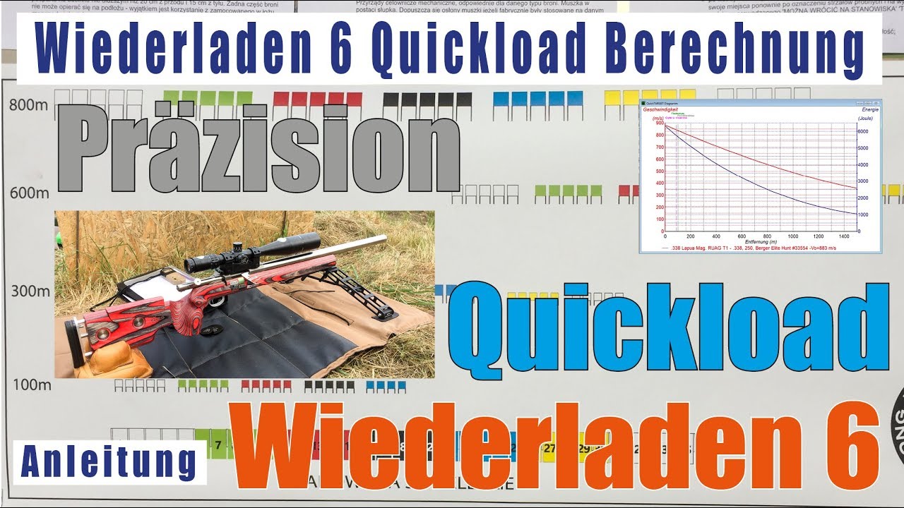 Wiederladen 06 Berechnungen Quickload deutsch LW Long Range .308Win .338LM