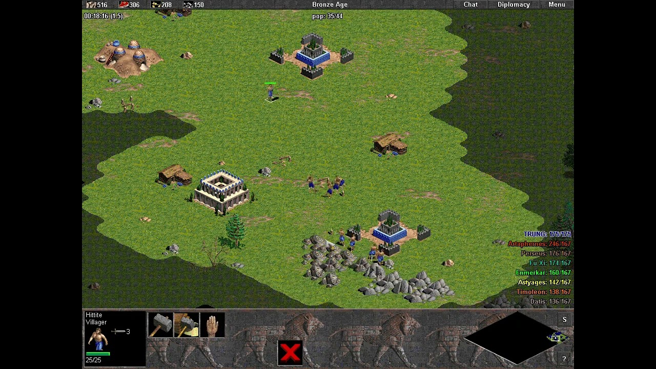 Age of Empires Hittite vs 7 Hardest March 2022