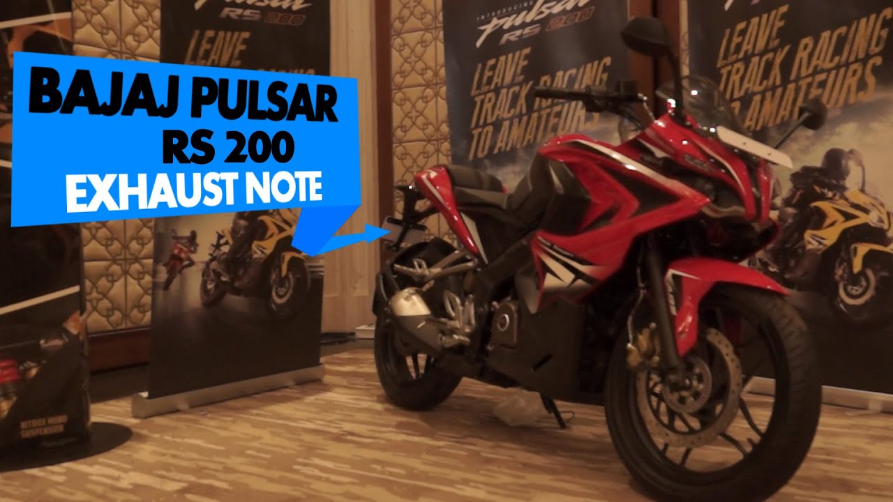 Bajaj Pulsar RS200 Stock Exhaust Note : PowerDrift