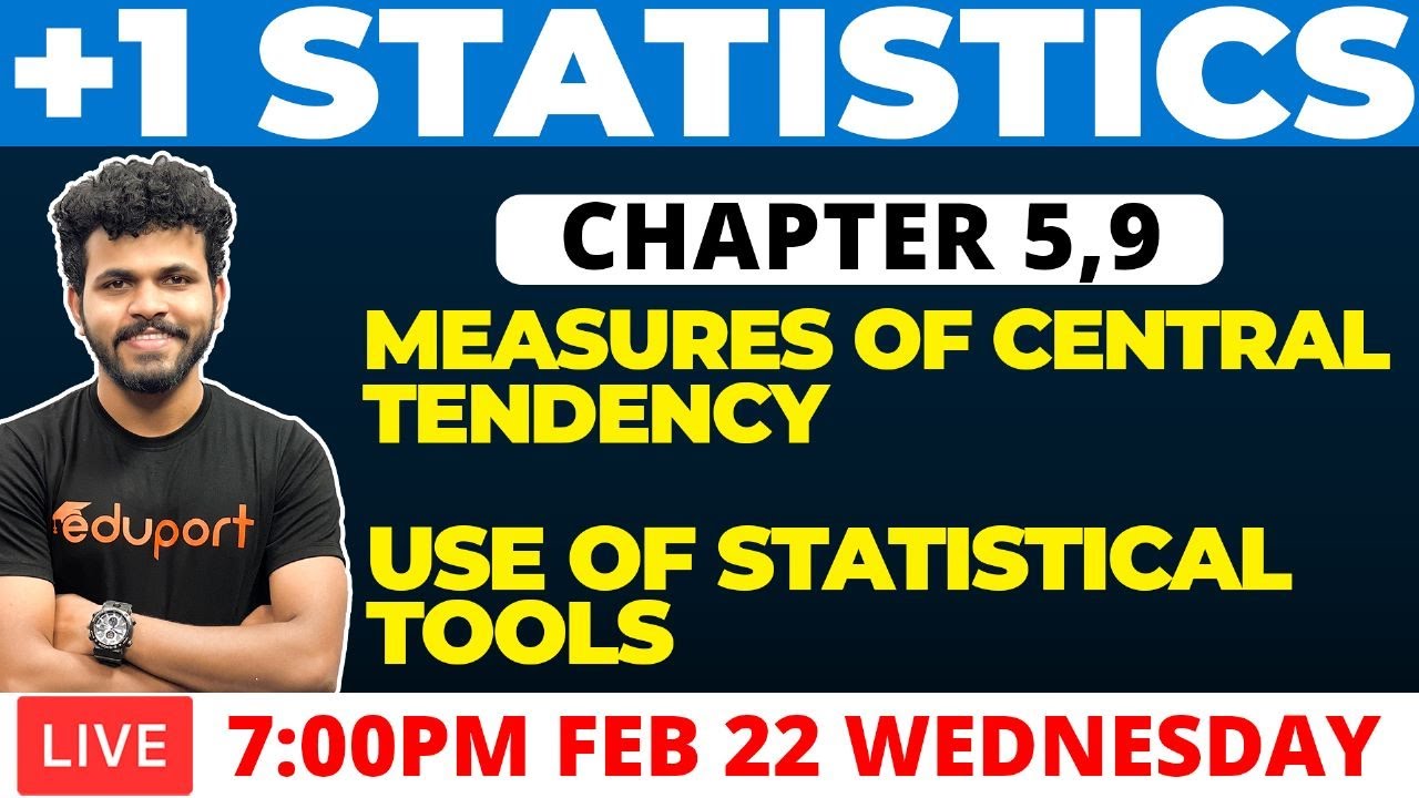 Plus One Model Exam Live | Statistics Chapter 5 & 9 | Full Revision