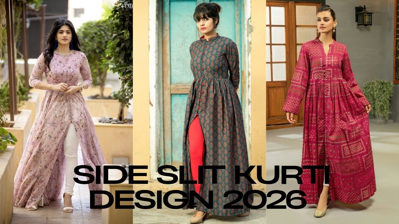 Side slit kurti design 2026 /Beautiful ideas design /Maria Liauqat dress design