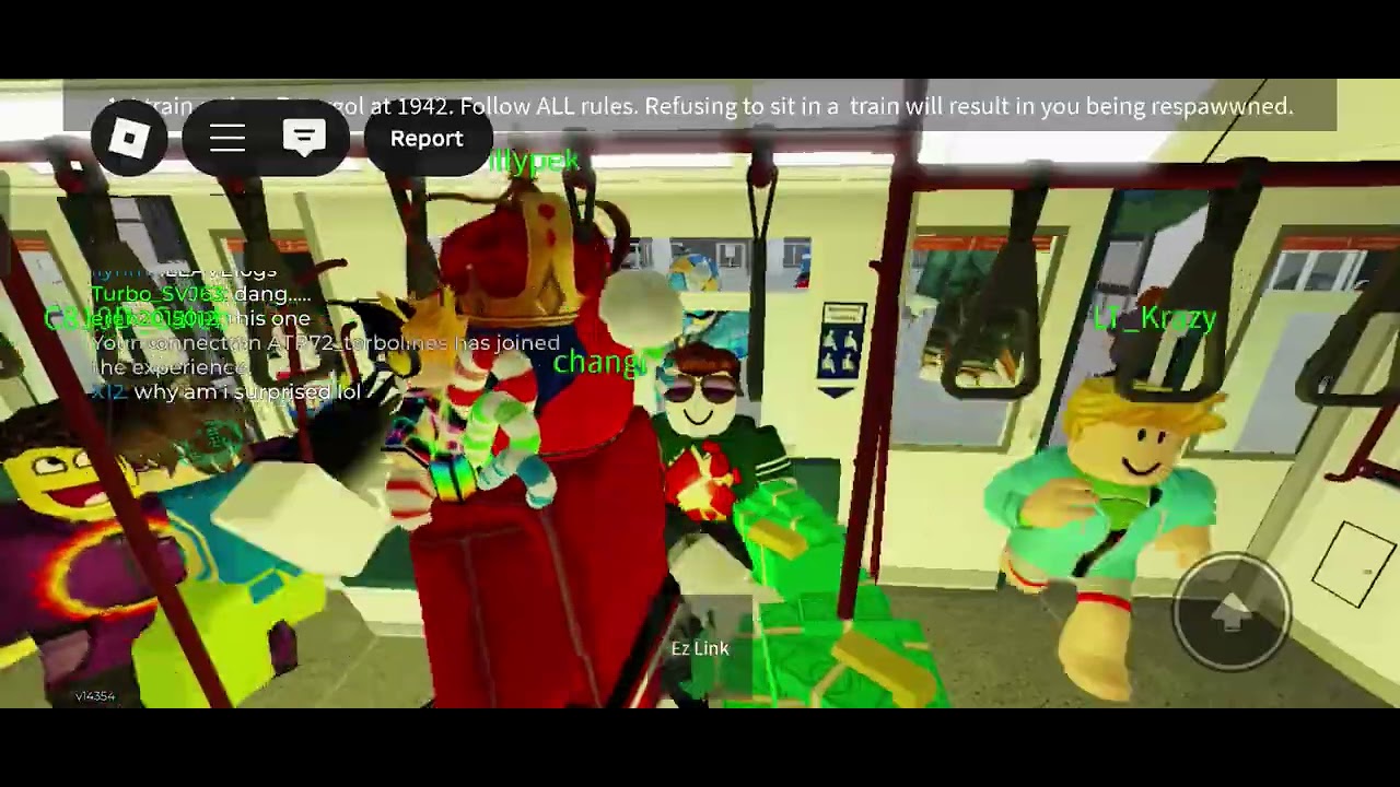 Roblox event in Roblox Sengkang-Punggol LRT 