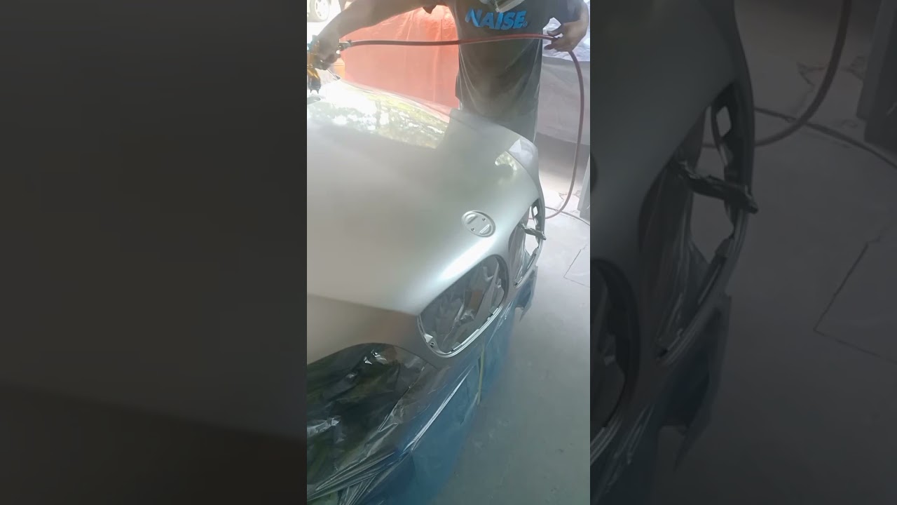 clearcoat BMW e46 silver.