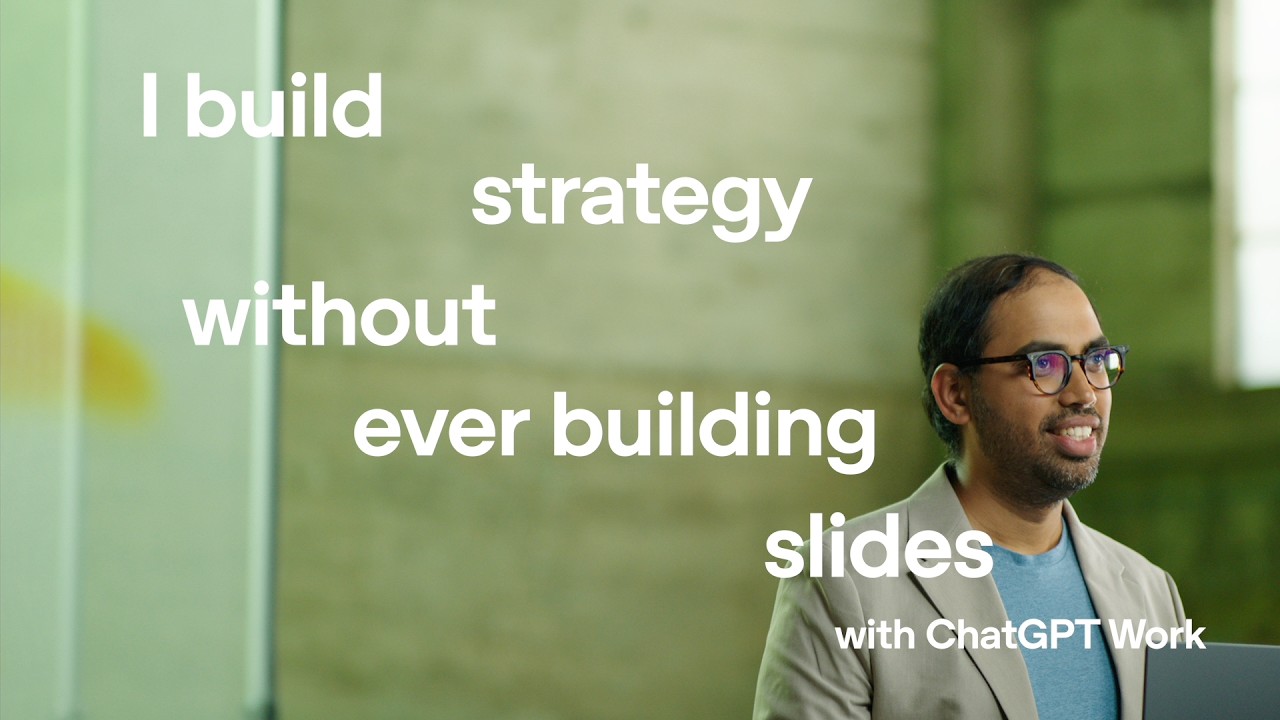 How to Turn a Business Question Into a Strategy Deck With ChatGPT Work | Tutorial