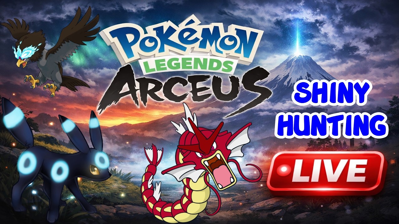 MASSIVE MASS OUTBREAK SHINY HUNTING! POKEMON LEGENDS ARCEUS!