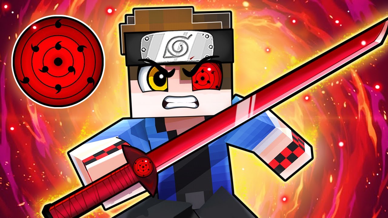 A ESPADA de RINNESHARINGAN no NARUTO Minecraft !