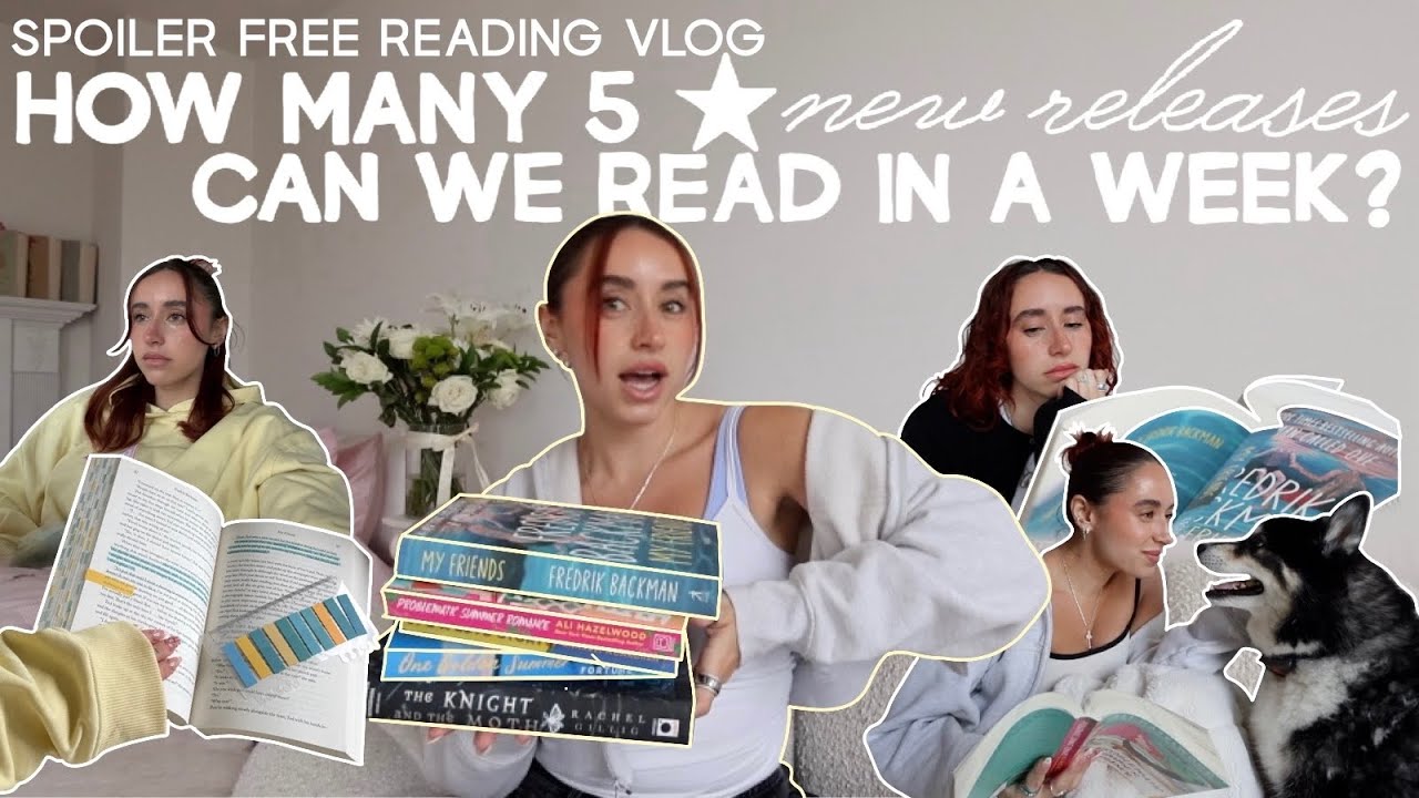 how many 5 star *new releases* can we find in a week? (spoiler free reading vlog)
