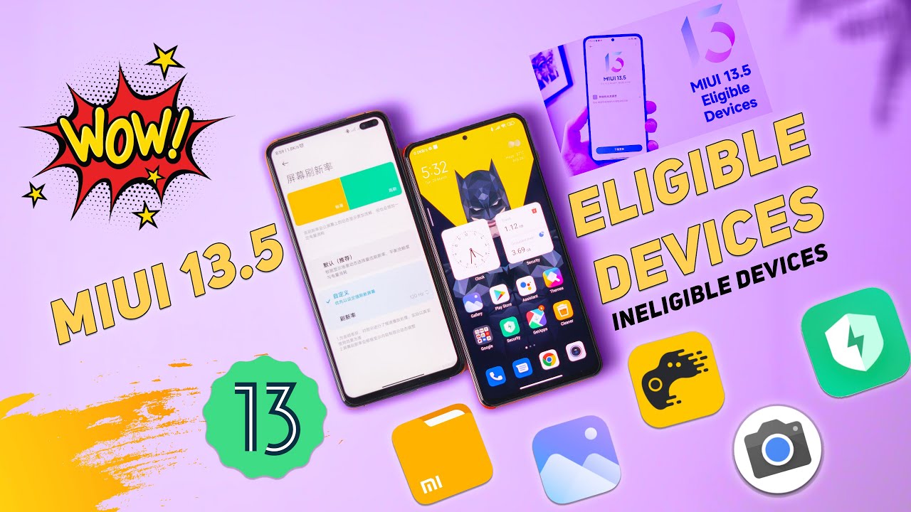MIUI 13.5 Eligible Devices & Ineligible Devices List |Android 13 Easter Egg, 75+ Xiaomi, Poco, Redmi