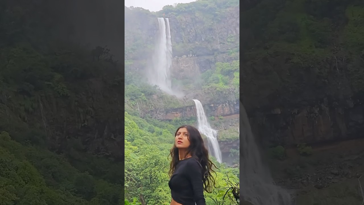 One of the largest waterfall of India #satara #monsoon #maharashtra #vajrai #waterfall