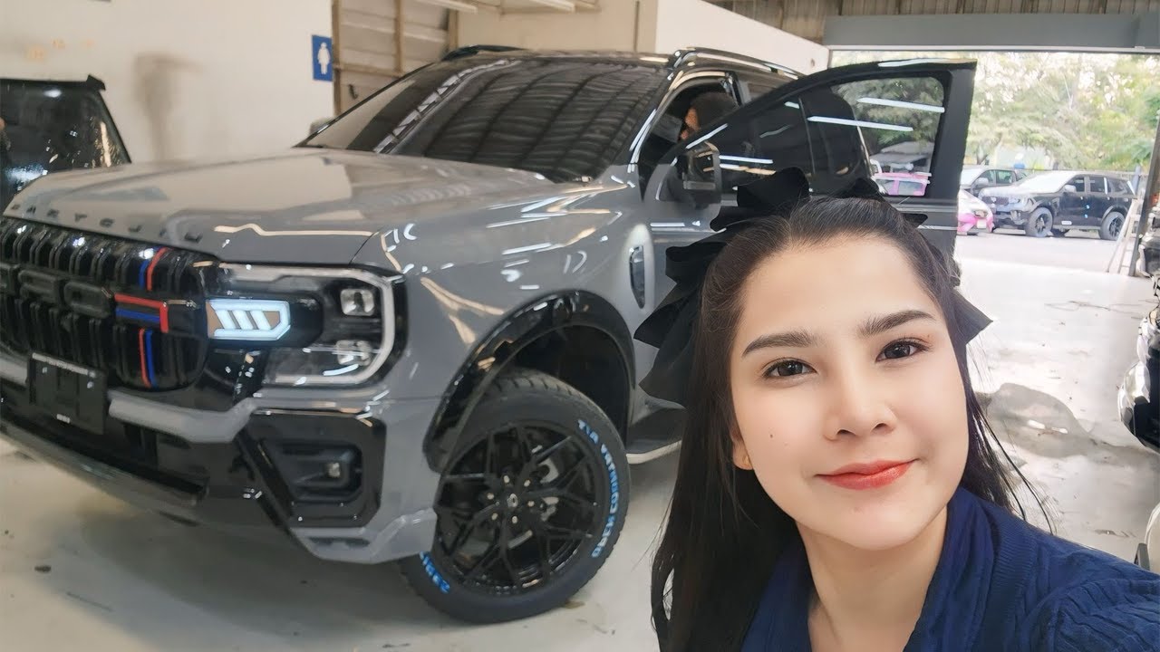 Makeup Ford Ranger Everest and Wildrak4x4 Handsome Decoration Off Road Pickup Truck Thailand Review