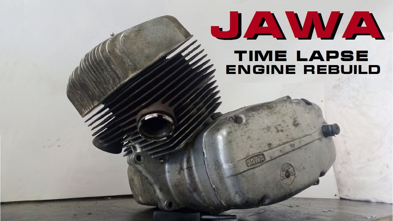 ЯВА Капиталка за 5 минут | Time Lapse Rebuild engine Jawa 634