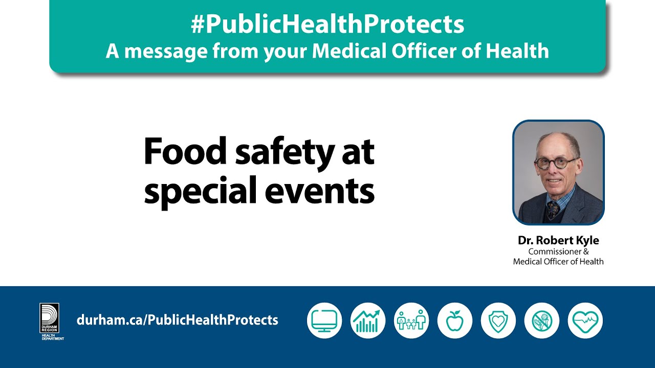 #PublicHealthProtects: Food safety at special events