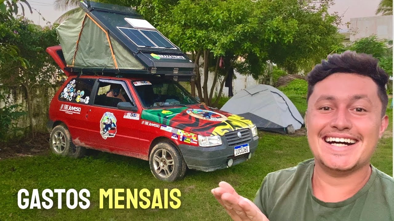 Quanto GASTAMOS por MÊS morando em um CARRO viajando pelo BRASIL?