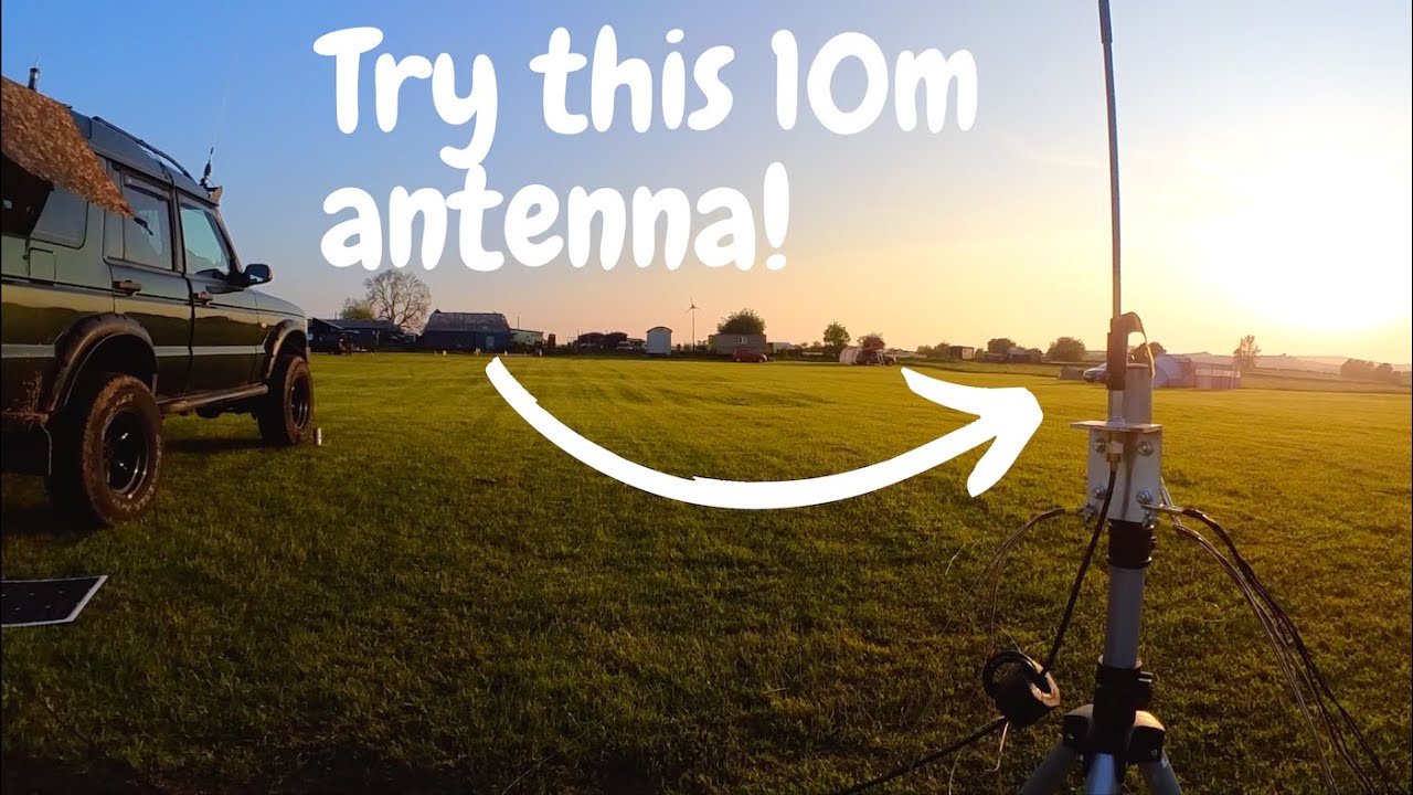 A perfect mix of Ham radio, cooking and camping | New 10m antenna idea