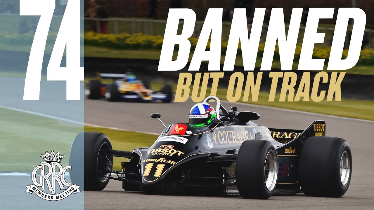 Dario Franchitti drives the banned Lotus 88